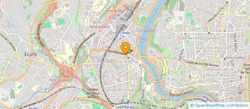 localisation de l'entreprise S2A  LYON