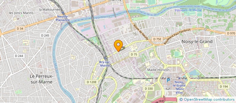 localisation de l'entreprise S2A ASSURANCES  NOISY-LE-GRAND