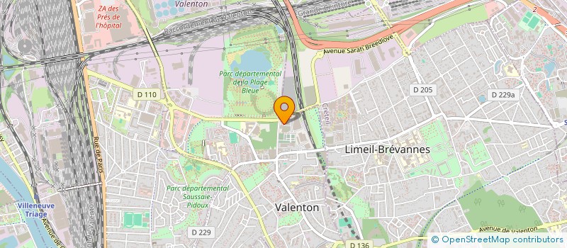 localisation de l'entreprise S2A BAT  VALENTON