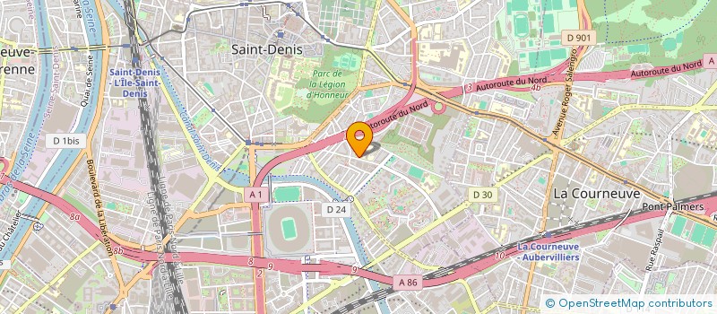 localisation de l'entreprise S2A GARDIENNAGE à SAINT-DENIS