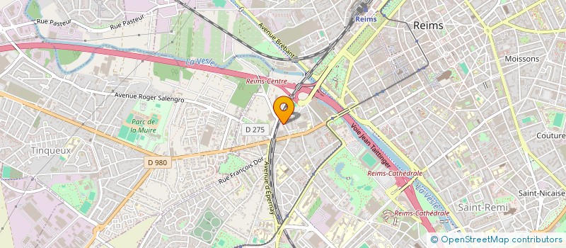 localisation de l'entreprise S2A IMMO  REIMS