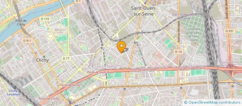 localisation de l'entreprise S2A INGENIERIE à SAINT-OUEN-SUR-SEINE