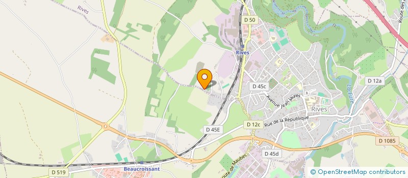 localisation de l'entreprise S2A INVEST  RIVES