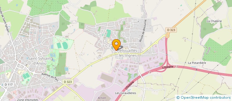 localisation de l'entreprise S2AC  VERRIERES-EN-ANJOU