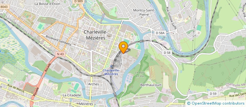 localisation de l'entreprise S2AM INVEST  CHARLEVILLE-MEZIERES