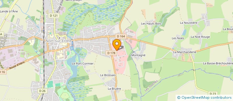 localisation de l'entreprise S2B à NORT-SUR-ERDRE