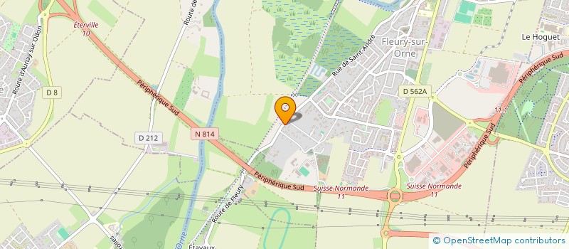 localisation de l'entreprise S2B  FLEURY-SUR-ORNE