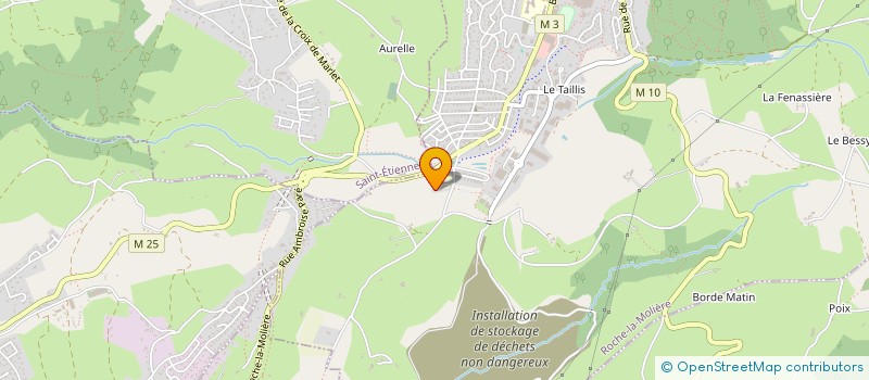 localisation de l'entreprise S2B à ROCHE-LA-MOLIERE