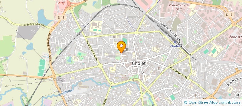 localisation de l'entreprise S2B à CHOLET