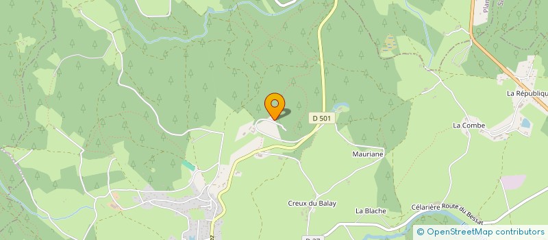 localisation de l'entreprise S2B  SAINT-GENEST-MALIFAUX