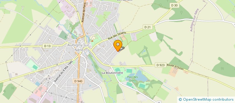 localisation de l'entreprise S2B  AUBIGNY-SUR-NERE