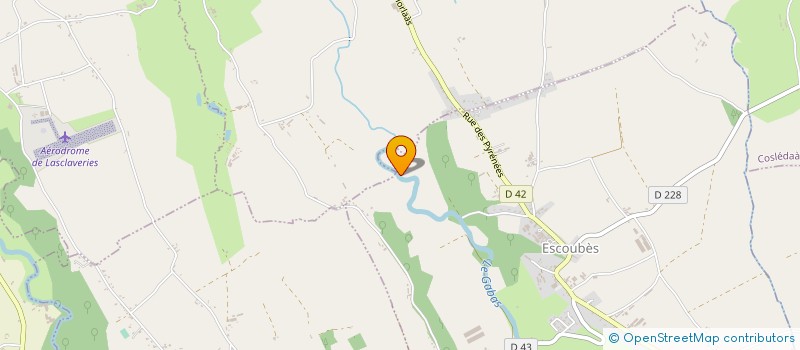 localisation de l'entreprise S2B CLIMATISATION à ESCOUBES