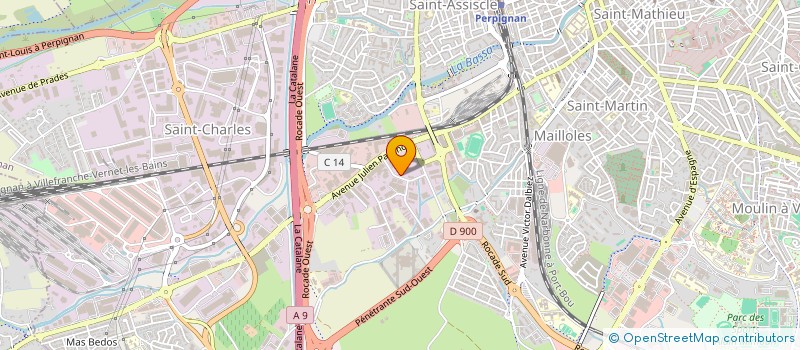 localisation de l'entreprise S2B IMMO  PERPIGNAN