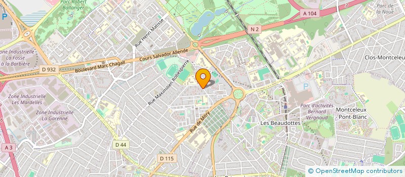 localisation de l'entreprise S2B' RAVAL à AULNAY-SOUS-BOIS