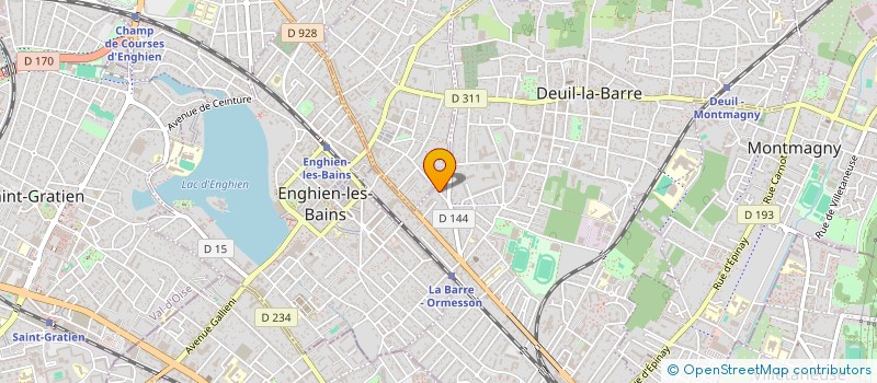 localisation de l'entreprise S2B RENOV à DEUIL-LA-BARRE