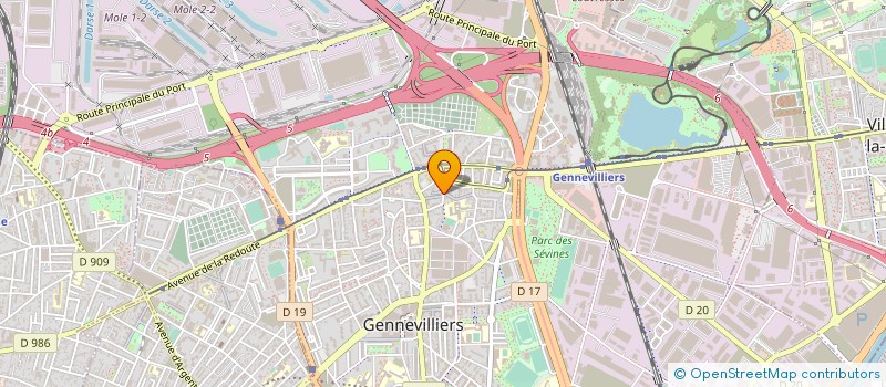 localisation de l'entreprise S2B2 à GENNEVILLIERS
