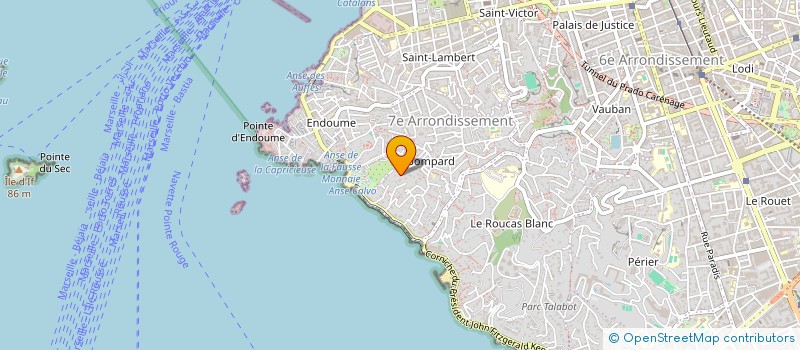 localisation de l'entreprise S2BG à MARSEILLE