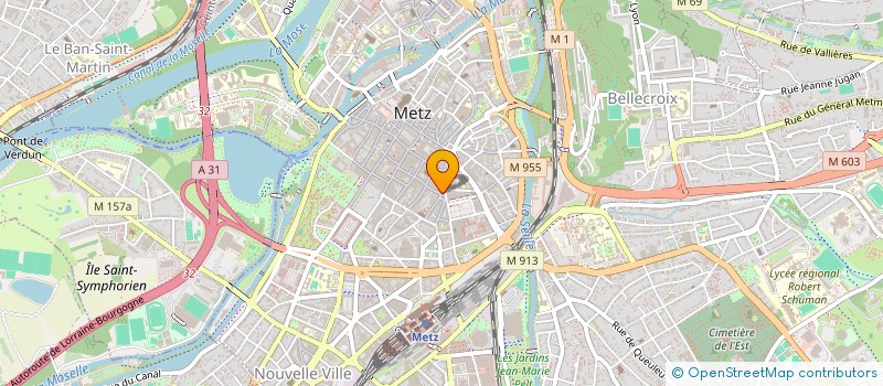 localisation de l'entreprise S2BG  METZ