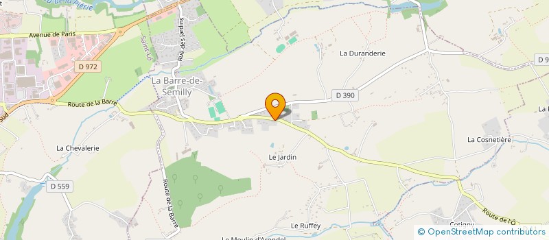 localisation de l'entreprise S2BO INVESTISSEMENTS  LA BARRE-DE-SEMILLY