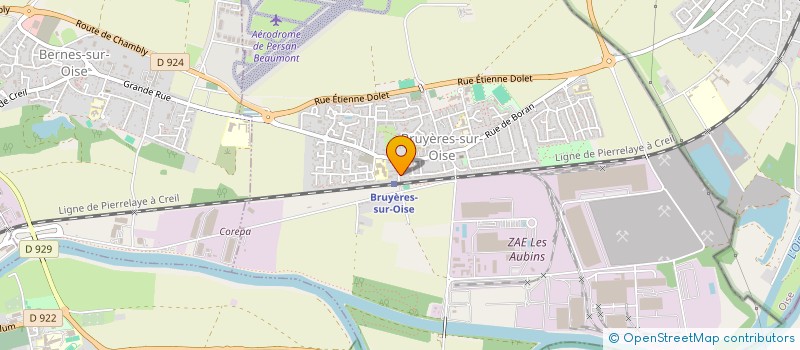 localisation de l'entreprise S2BR  BRUYERES-SUR-OISE