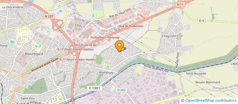 localisation de l'entreprise S2C  PERIGNY