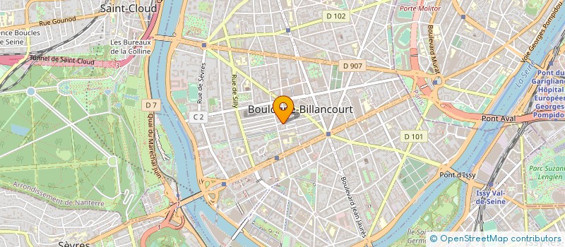 localisation de l'entreprise S2C à BOULOGNE-BILLANCOURT