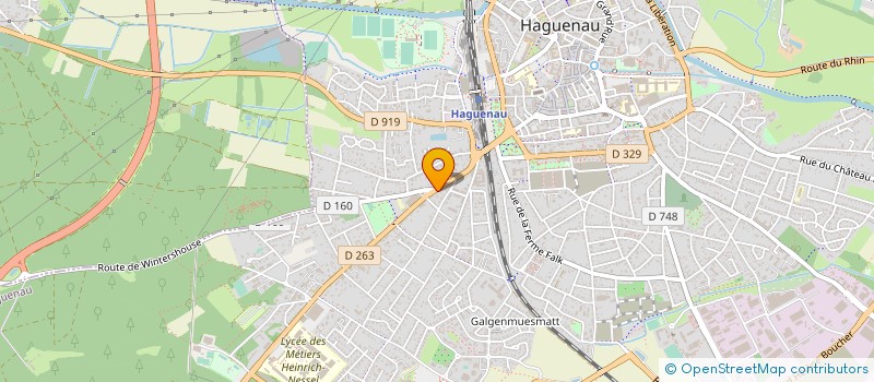 localisation de l'entreprise S2C  HAGUENAU