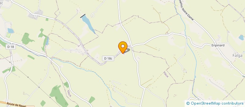 localisation de l'entreprise S2C  VAUX