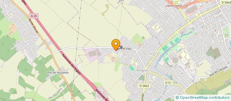 localisation de l'entreprise S2C à ANGRES