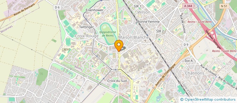 localisation de l'entreprise S2CD à REIMS