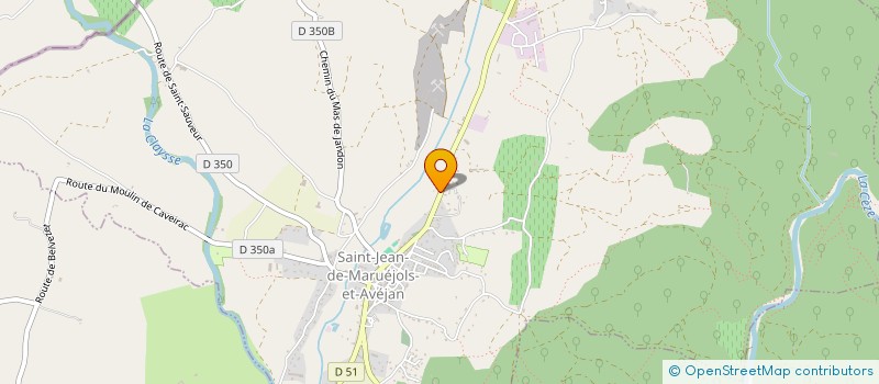 localisation de l'entreprise S2CJ  SAINT-JEAN-DE-MARUEJOLS-ET-AVEJAN
