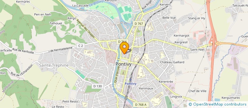 localisation de l'entreprise S2CM  PONTIVY