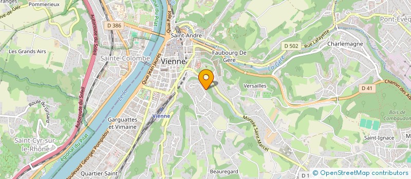 localisation de l'entreprise S2CM à VIENNE