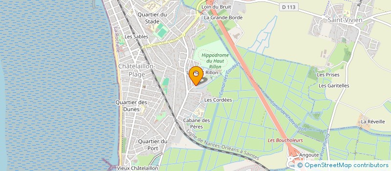 localisation de l'entreprise S2D à CHATELAILLON-PLAGE