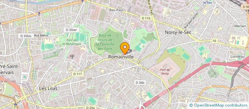 localisation de l'entreprise S2D EQUIPEMENT  ROMAINVILLE