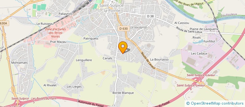 localisation de l'entreprise S2D HOME à SAINT-SULPICE-LA-POINTE