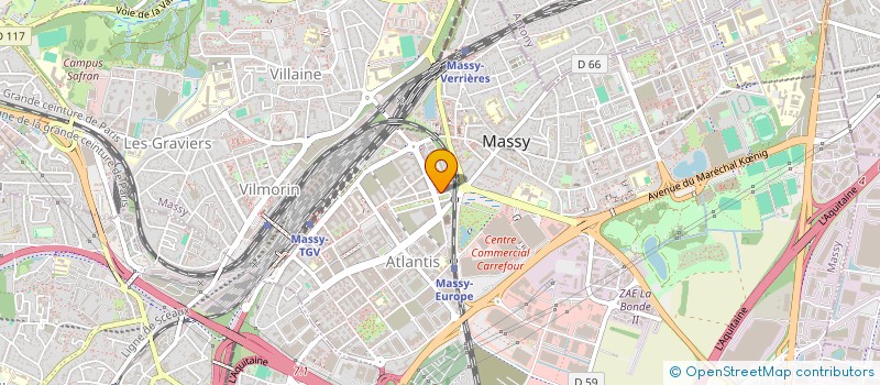 localisation de l'entreprise S2D HOTELS SERVICES à MASSY