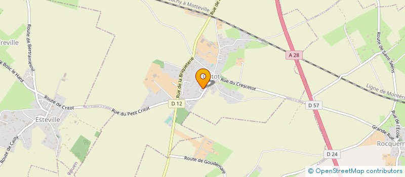 localisation de l'entreprise S2D NORD à CRITOT