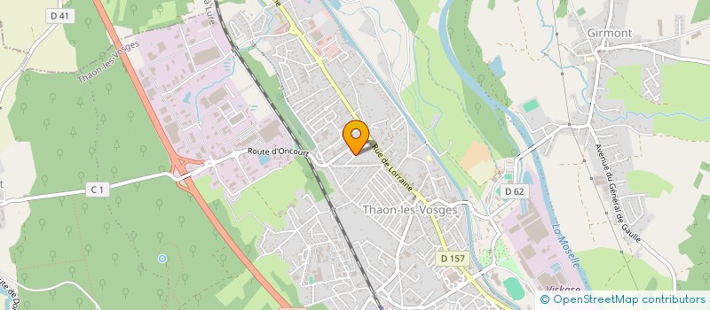 localisation de l'entreprise S2D VUIDART  THAON-LES-VOSGES