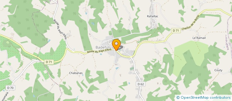 localisation de l'entreprise S2D2 D'ANS  BADEFOLS-D'ANS