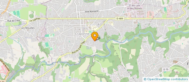 localisation de l'entreprise S2E  CRAPONNE