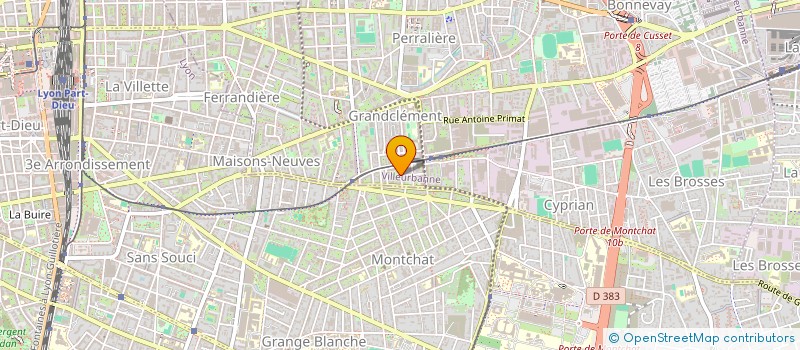 localisation de l'entreprise S2E CONNECT  VILLEURBANNE