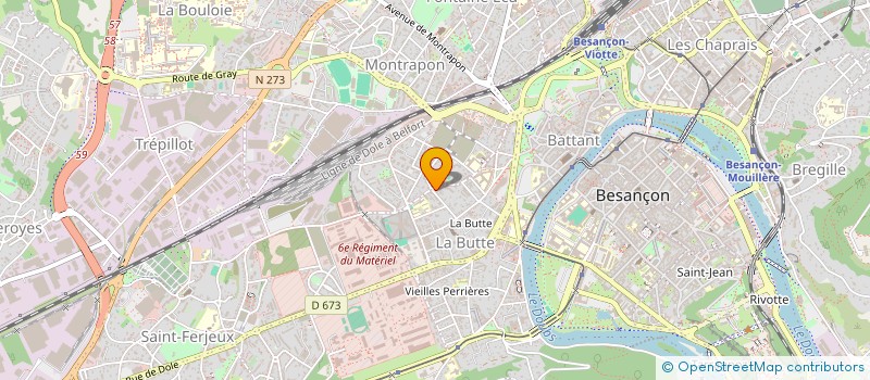 localisation de l'entreprise S2E-IC à BESANCON