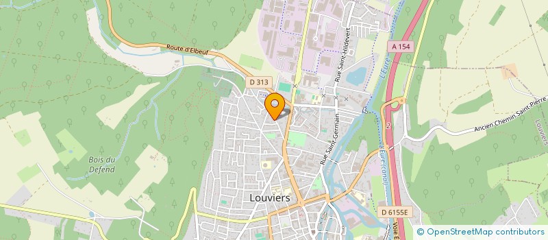 localisation de l'entreprise S2E IMMOBILIER à LOUVIERS