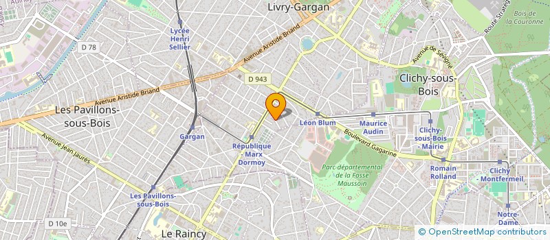 localisation de l'entreprise S2EBI à LIVRY-GARGAN