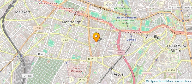 localisation de l'entreprise S2EDEN  MONTROUGE