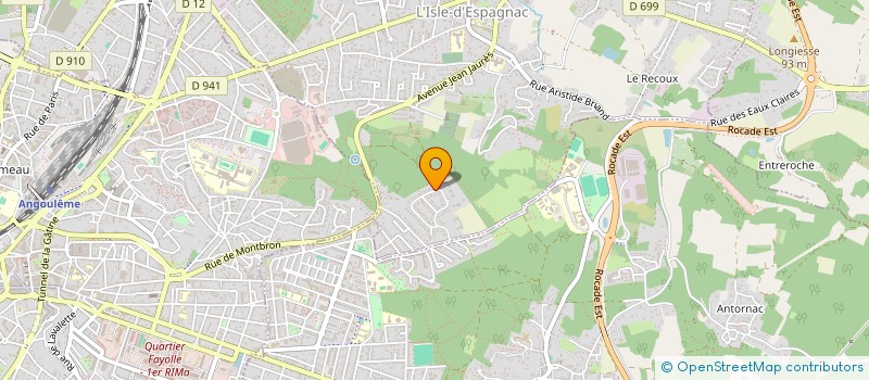 localisation de l'entreprise S2F  L'ISLE-D'ESPAGNAC