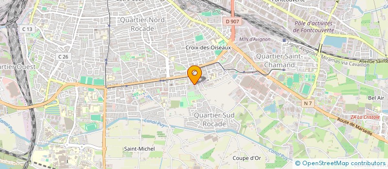 localisation de l'entreprise S2F  AVIGNON