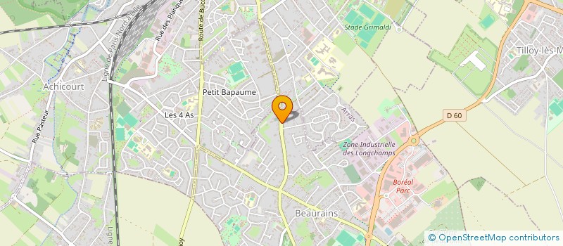 localisation de l'entreprise S2F à BEAURAINS
