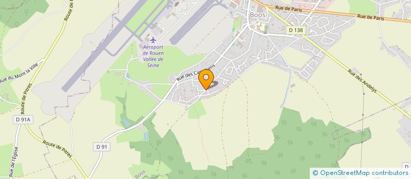 localisation de l'entreprise S2F à BOOS